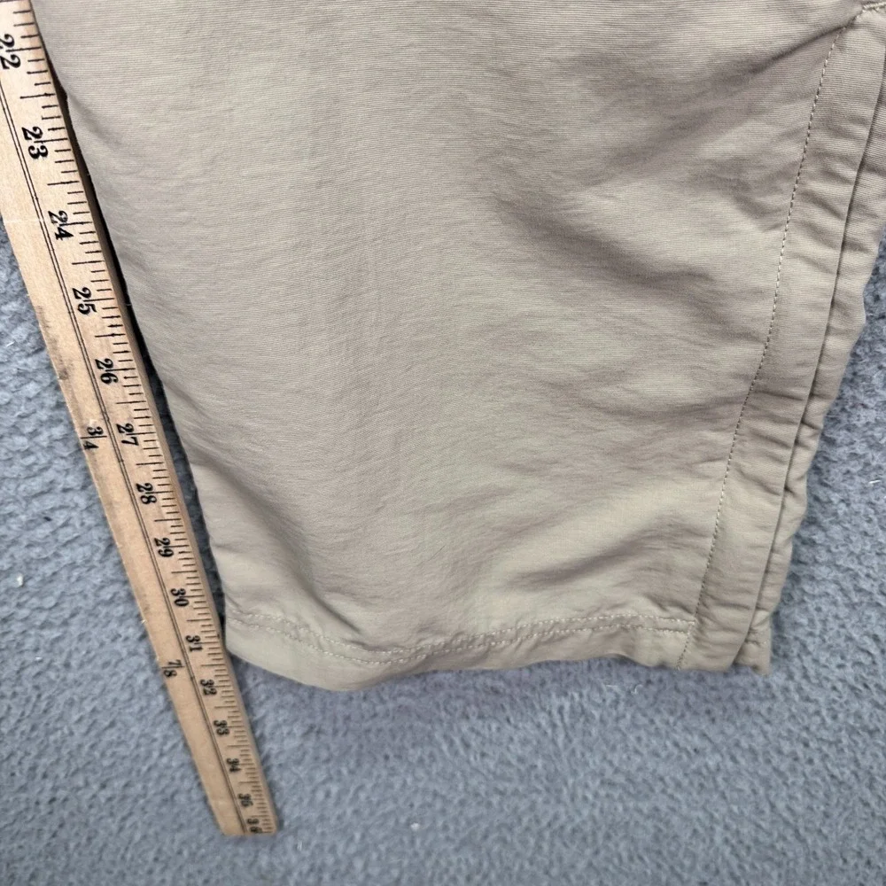 North‎ Face Pants Mens L Beige Paramount Peak Convertible Cargo Outdoor Wide Leg